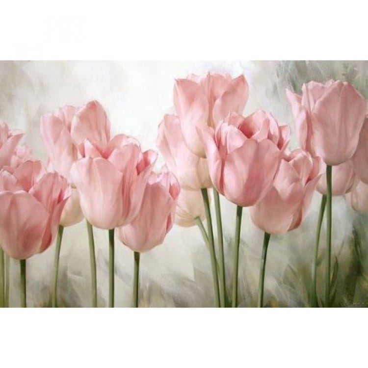 Herziening advies zuur Bloemen schilderij roze rozen kopen bij | Kunst voor in huis