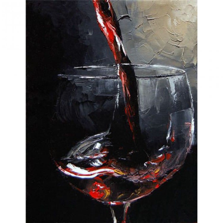 鍔 aantrekkelijk grip Modern stilleven glas en wijn - Kopen | Kunst voor in huis